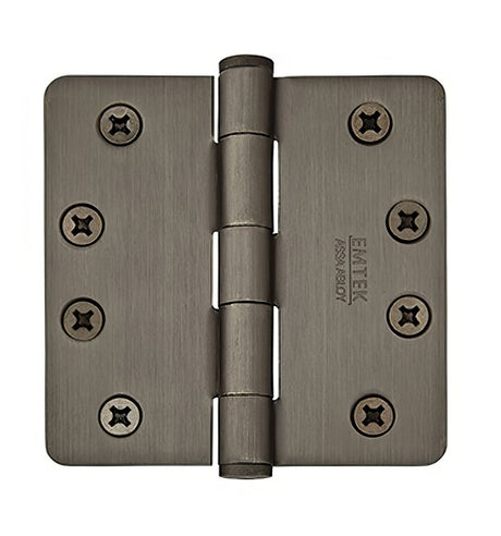 Emtek 96225US10B Brass Modern, Classic Brass, Designer Brass plain bearing hinge, additional view