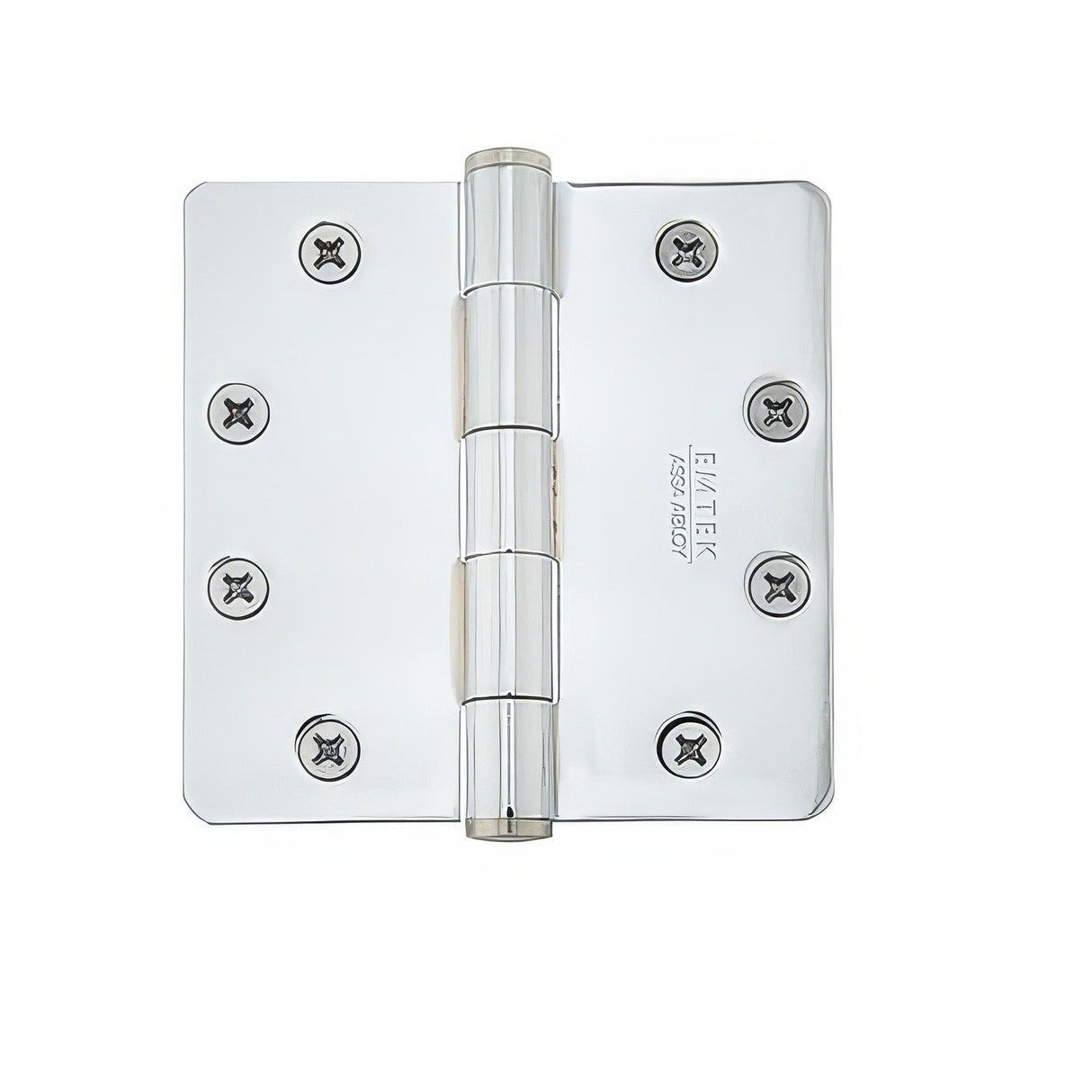 Emtek 96225US15A Brass Modern, Classic Brass, Designer Brass plain bearing hinge in satin nickel, additional view