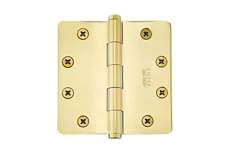 Emtek 96225US3 Brass Modern, Classic Brass, Designer Brass plain bearing hinge, additional view