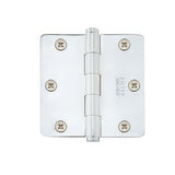 Emtek 96233US26 Brass Modern, Classic Brass, Designer Brass plain bearing hinge in satin nickel, additional view