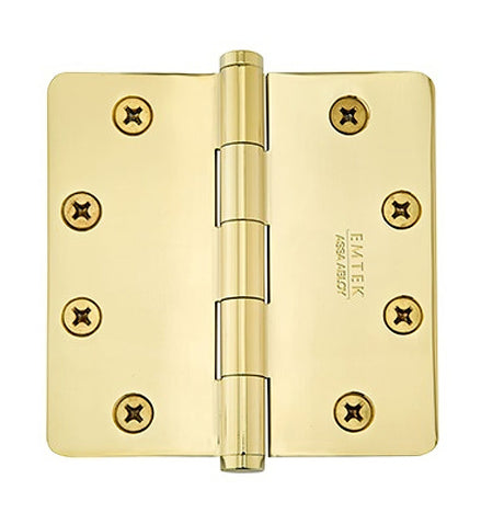 Emtek 96234US3NL Brass Modern, Classic Brass, Designer Brass plain bearing hinge, additional view