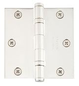 Emtek 96413US14 polished nickel ball bearing hinge