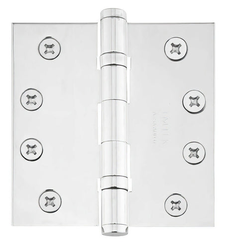 Emtek 96414US15A Brass Modern, Classic Brass, Designer Brass ball bearing hinge, additional view