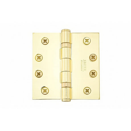 Emtek 96414US3 lifetime polished brass ball bearing hinge