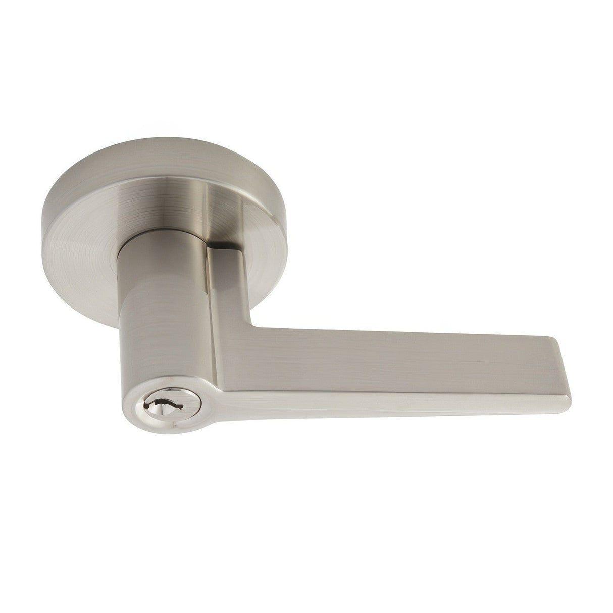 Better Home Products 96515SN Baker Beach keyed entry keyed entry door lever, additional view
