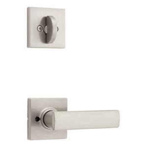 Kwikset Breton Handleset Trim with Square Rose