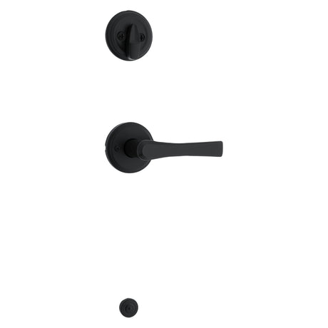 Kwikset Katella Handleset Trim in Matte Black