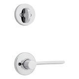 Kwikset Ladera Handleset Trim with Round Rose in Bright Chrome