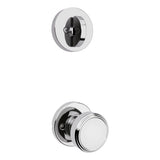 Kwikset Maven Handleset Trim with Round Rose in Bright Chrome