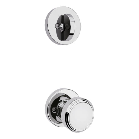 Kwikset Maven Handleset Trim with Round Rose in Bright Chrome
