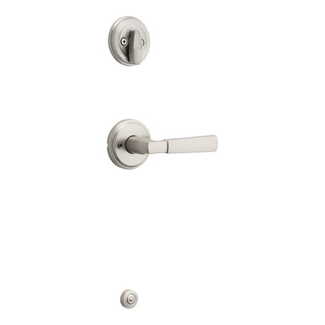 Kwikset Perth Handleset Trim in Satin Nickel