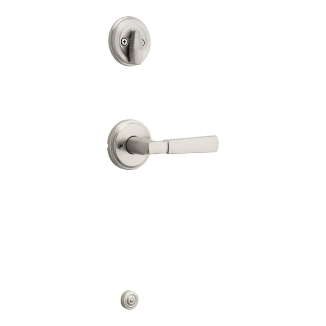 Kwikset Perth Handleset Trim in Satin Nickel