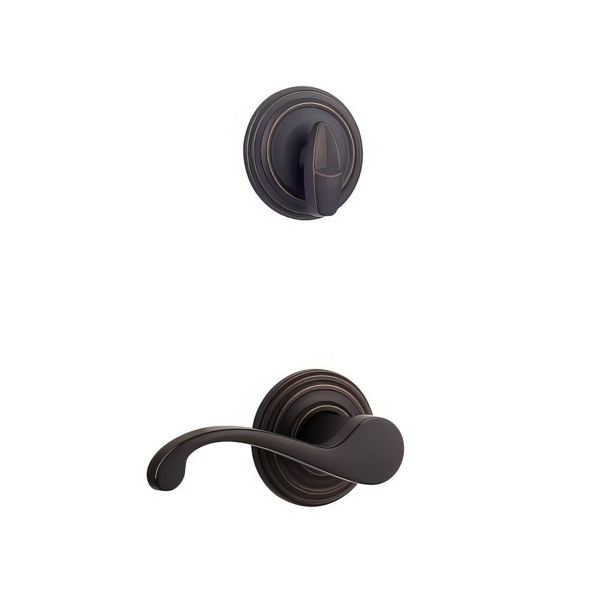 Kwikset 966CHLRH-3V1 polished brass interior pack single cylinder