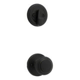 Kwikset 966CV-514.UNIV matte black interior pack single cylinder