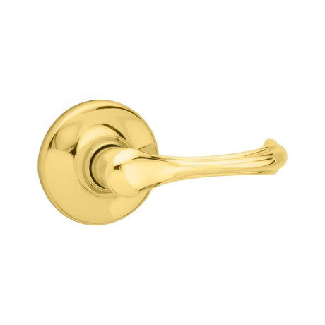 Kwikset 966DNL-15AV1 Dorian interior pack - single cylinder in polished brass, additional view