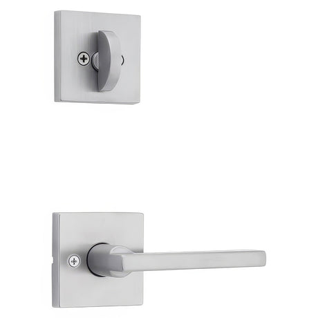 Kwikset 966HFLSQT-26D.UNIV Halifax interior pack - doubler cylinder in satin chrome, additional view
