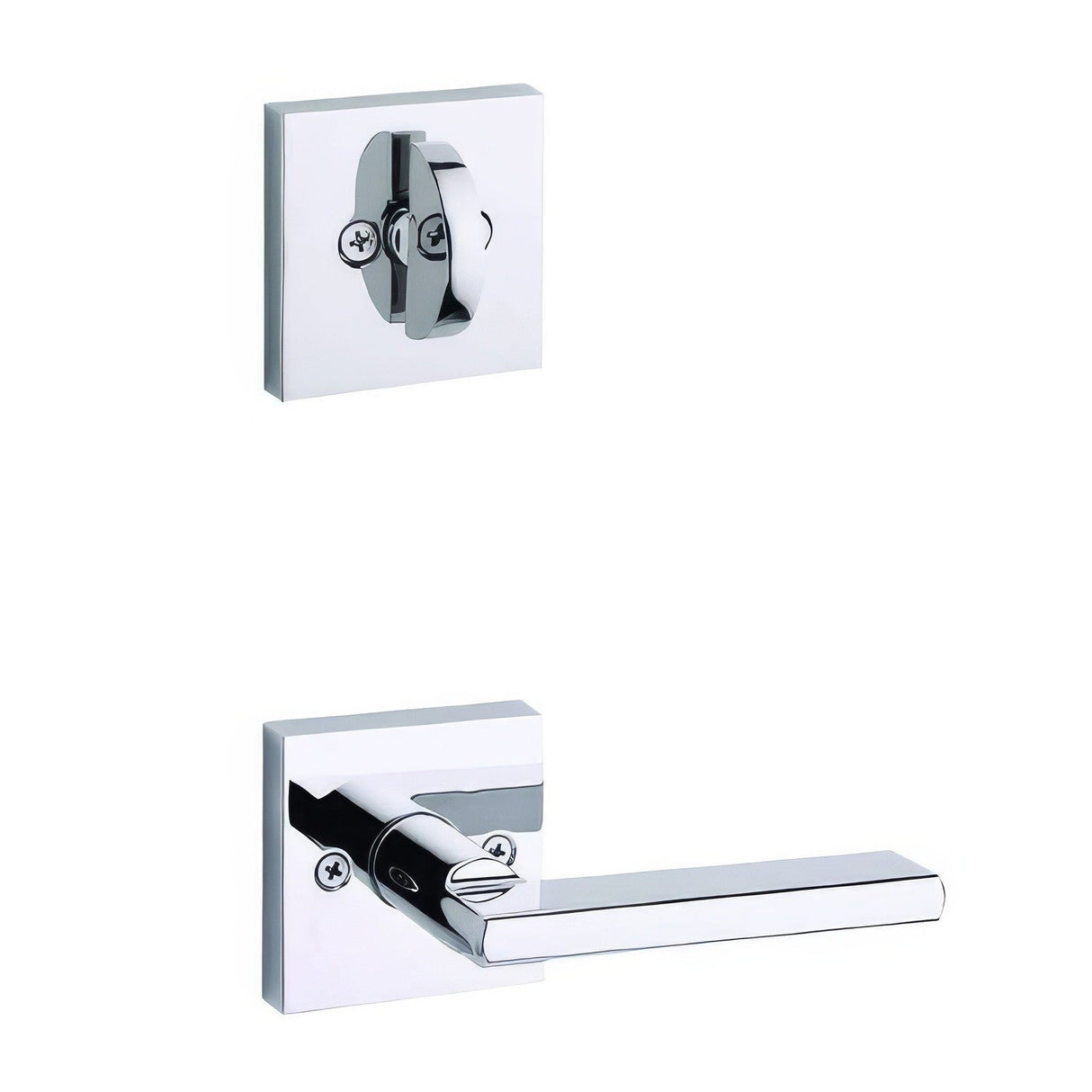 Kwikset 966HFLSQT-26.UNIV polished chrome interior pack doubler cylinder