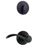 Kwikset 966PMLLH-502 rustic pewter interior pack single cylinder
