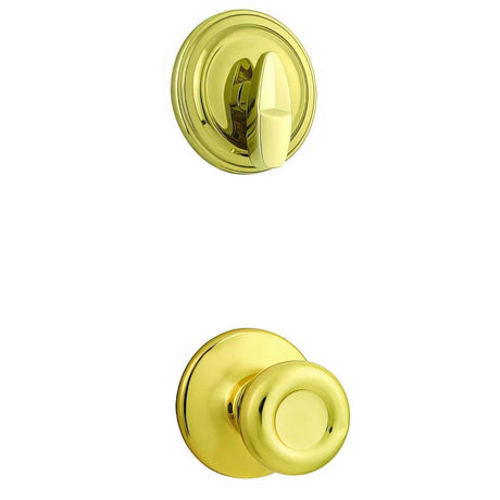 Kwikset 966T-3.UNIV polished brass interior pack single cylinder