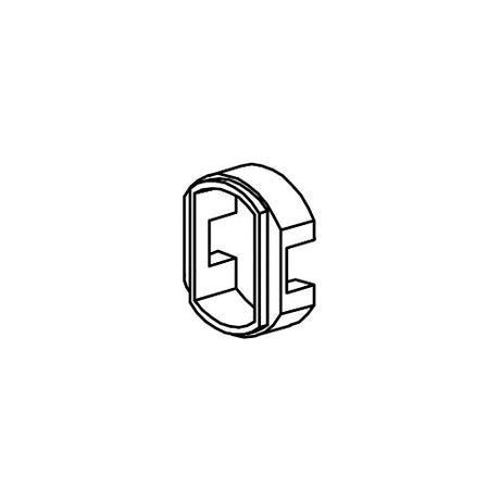 Von Duprin 968939 latchbolt collar, front view