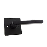 Kwikset 968HFLSQT-514 matte black interior pack dummy handleset