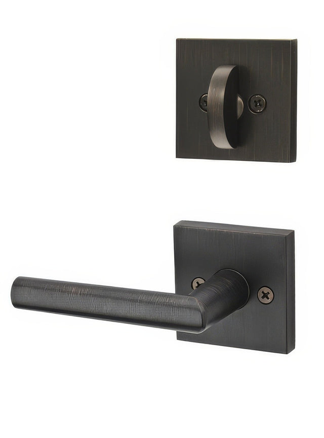 Kwikset 968MILSQT-11P venetian bronze interior pack dummy handleset