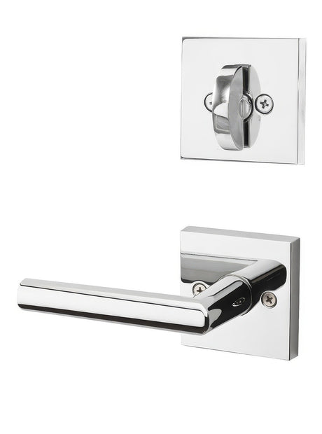 Kwikset 968MILSQT-26D Milan interior pack - dummy handleset in satin chrome, additional view