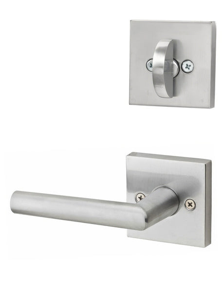 Kwikset 968MILSQT-26D Milan interior pack - dummy handleset in satin chrome, additional view