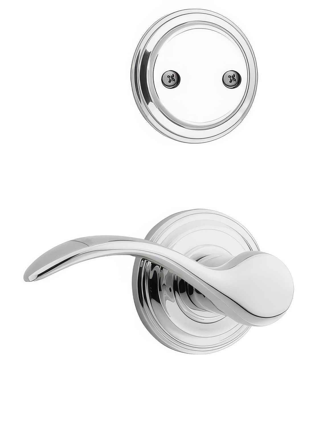 Kwikset 968PMLRH-3V1 polished brass interior pack single dummy