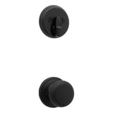 Kwikset Hancock Handleset Trim in Matte Black
