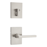 Kwikset Halifax Handleset Trim in Satin Nickel