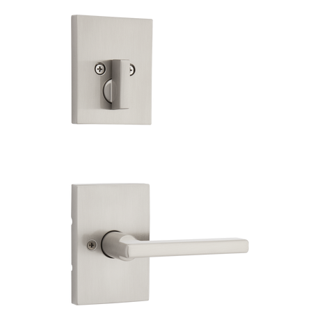 Kwikset Halifax Handleset Trim in Satin Nickel