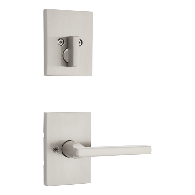 Kwikset Halifax Handleset Trim in Satin Nickel