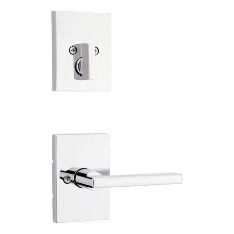 Kwikset Halifax Handleset Trim in Bright Chrome