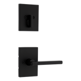 Kwikset Halifax Handleset Trim in Matte Black