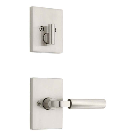 Kwikset Contemporary Handleset Trim in Satin Nickel
