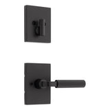 Kwikset Contemporary Handleset Trim in Matte Black