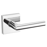 Kwikset Milan Handleset Trim with Square Rose in Bright Chrome