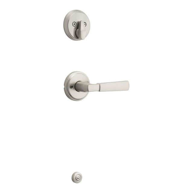 Kwikset Perth Handleset Trim in Satin Nickel