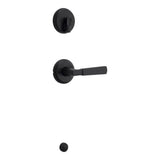Kwikset Perth Handleset Trim in Matte Black