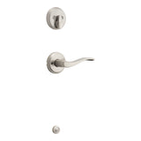 Kwikset Right Hand Sedona Handleset Trim in Satin Nickel