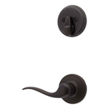 Kwikset Tustin Handleset Trim in Venetian Bronze