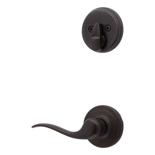 Kwikset Tustin Handleset Trim in Venetian Bronze