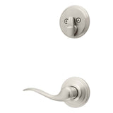 Kwikset Tustin Handleset Trim in Satin Nickel