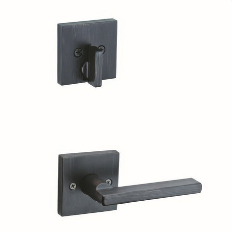 Kwikset 971HFLSQT-11P venetian bronze handleset trim pack