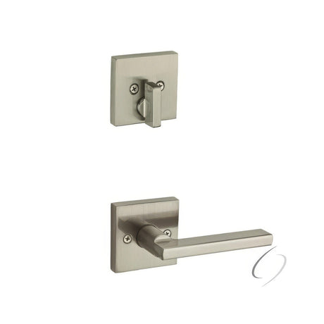 Kwikset 971HFLSQT-15 satin nickel handleset trim pack