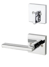Kwikset 971HFLSQT-26D satin chrome handleset trim pack