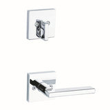 Kwikset 971HFLSQT-26 bright chrome handleset trim pack