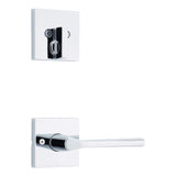 Kwikset 971LSLSQT-26 bright chrome handleset trim pack