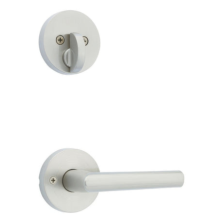 Kwikset 971MILRDT-15 satin nickel handleset trim pack